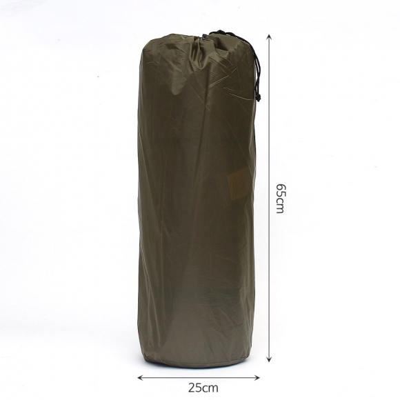 텐트꿀잠 자충식 에어 캠핑매트(190x132) (카키)
