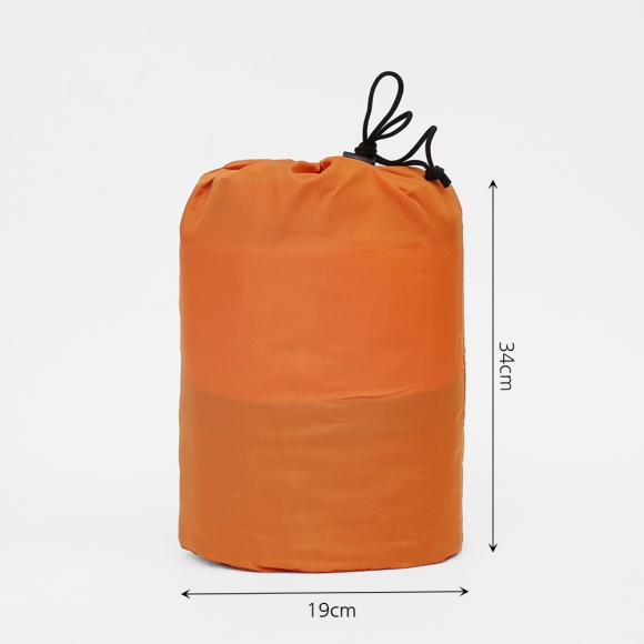 더편한 자충식 에어 캠핑매트(181x60cm) (오렌지)