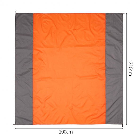 디어캠핑 텐트 그라운드 시트(210x200cm) (오렌지)