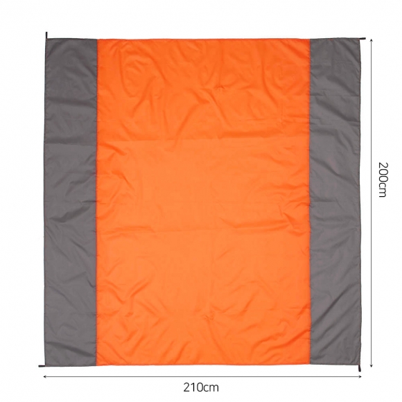 디어캠핑 텐트 그라운드 시트(210x200cm) (오렌지)