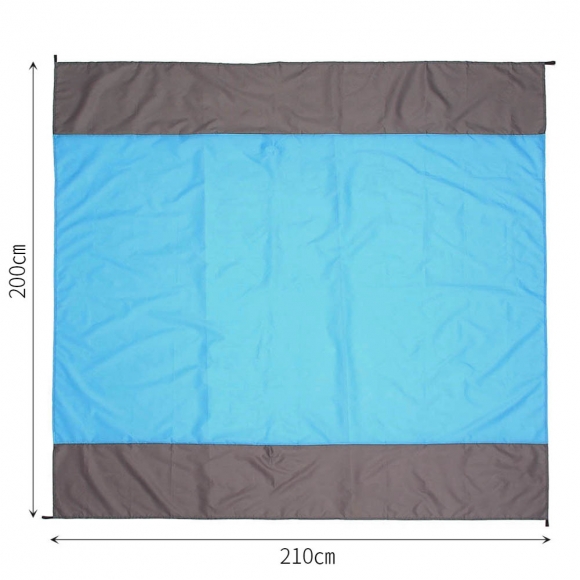 디어캠핑 텐트 그라운드 시트(210x200cm) (블루)