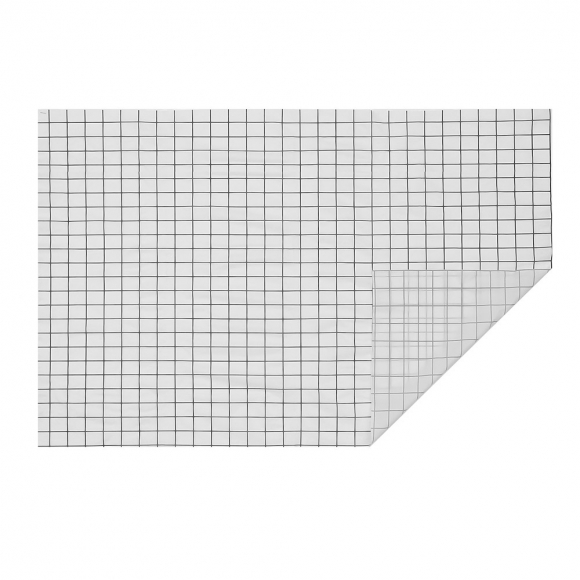 러빙유 격자무늬 식탁보 2p세트(152x137cm) (화이트)