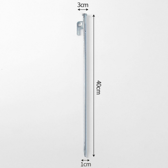 캠핑러브 고강도 단조팩4p세트(40cm) (실버)
