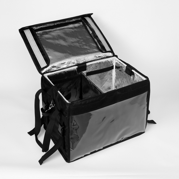프레쉬 컵홀더 보온보냉 배달가방(48L) (블랙)