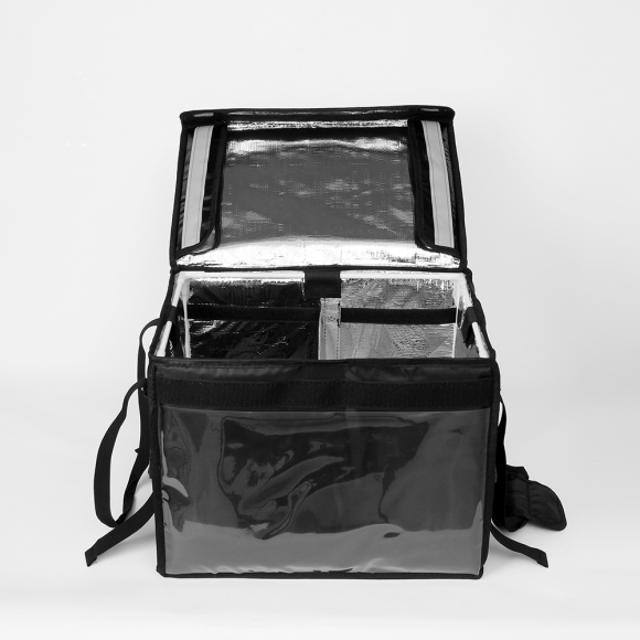 프레쉬 컵홀더 보온보냉 배달가방(48L) (블랙)