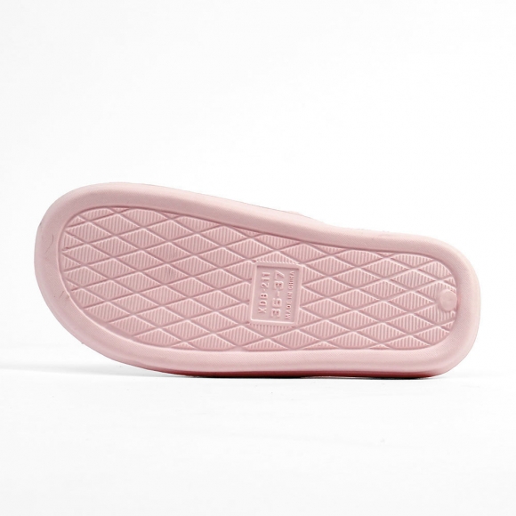 다이아패턴 논슬립 슬리퍼 2켤레 세트(225-230mm) (핑크)