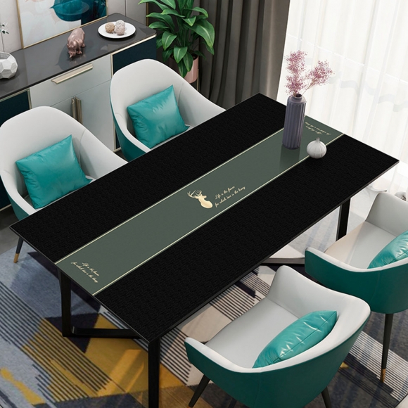 테이블 가죽매트(블랙) (60cmx120cm)