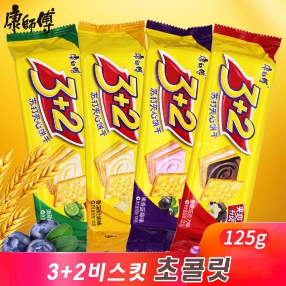 (해외직구)Tingyi 3+2비스킷(초콜릿,125gx9봉)