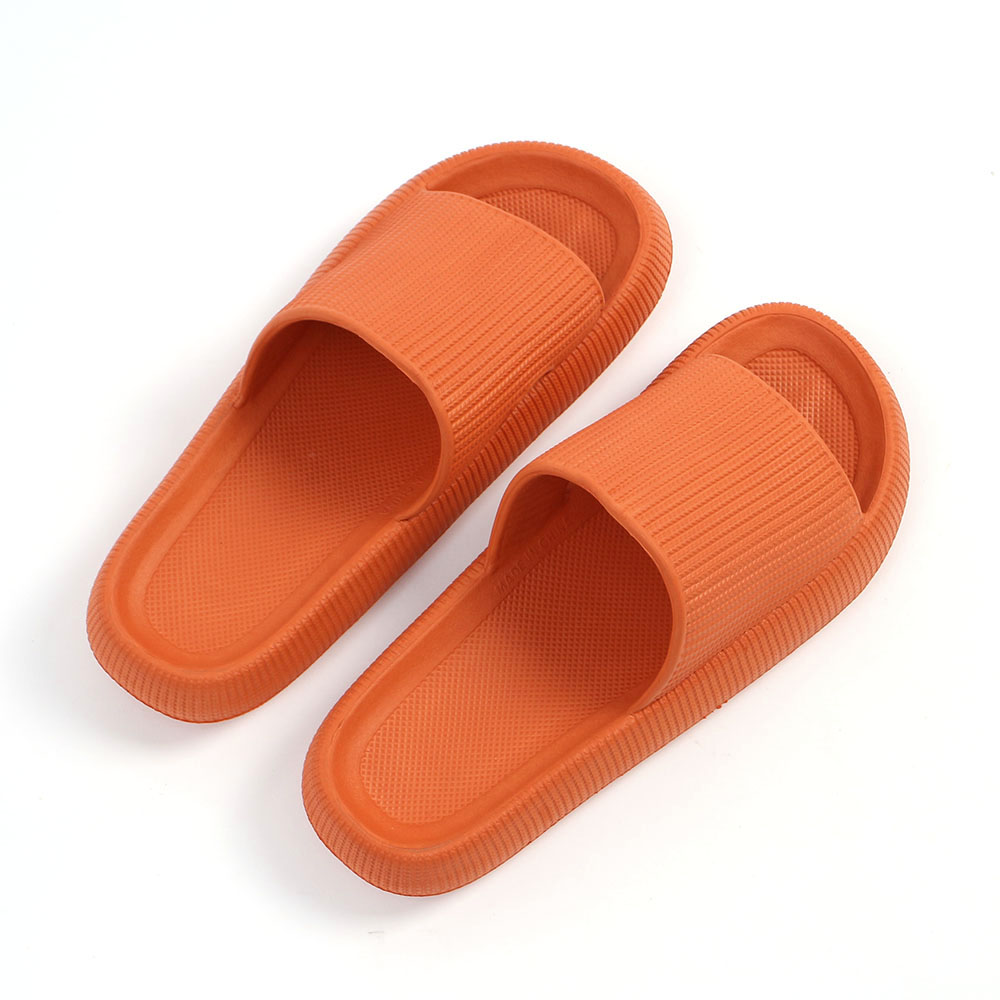 Oce 3cm 층간소음 키높이 푹신 거실화 245-250mm 오렌지 물청소 실내화 사무실 여름 쓰리빠 쿠션 목욕탕 신발