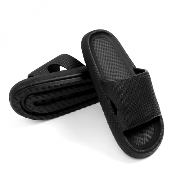 마이홈 통굽 논슬립 슬리퍼(265-270mm) (블랙)