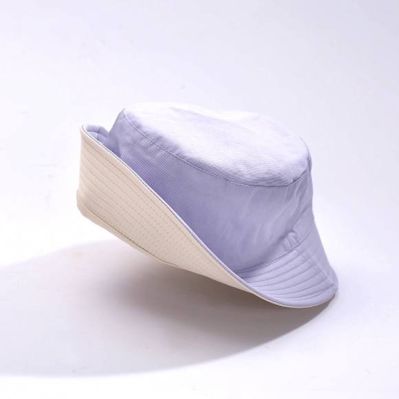 데일리 양면 벙거지 모자(퍼플+아이보리)