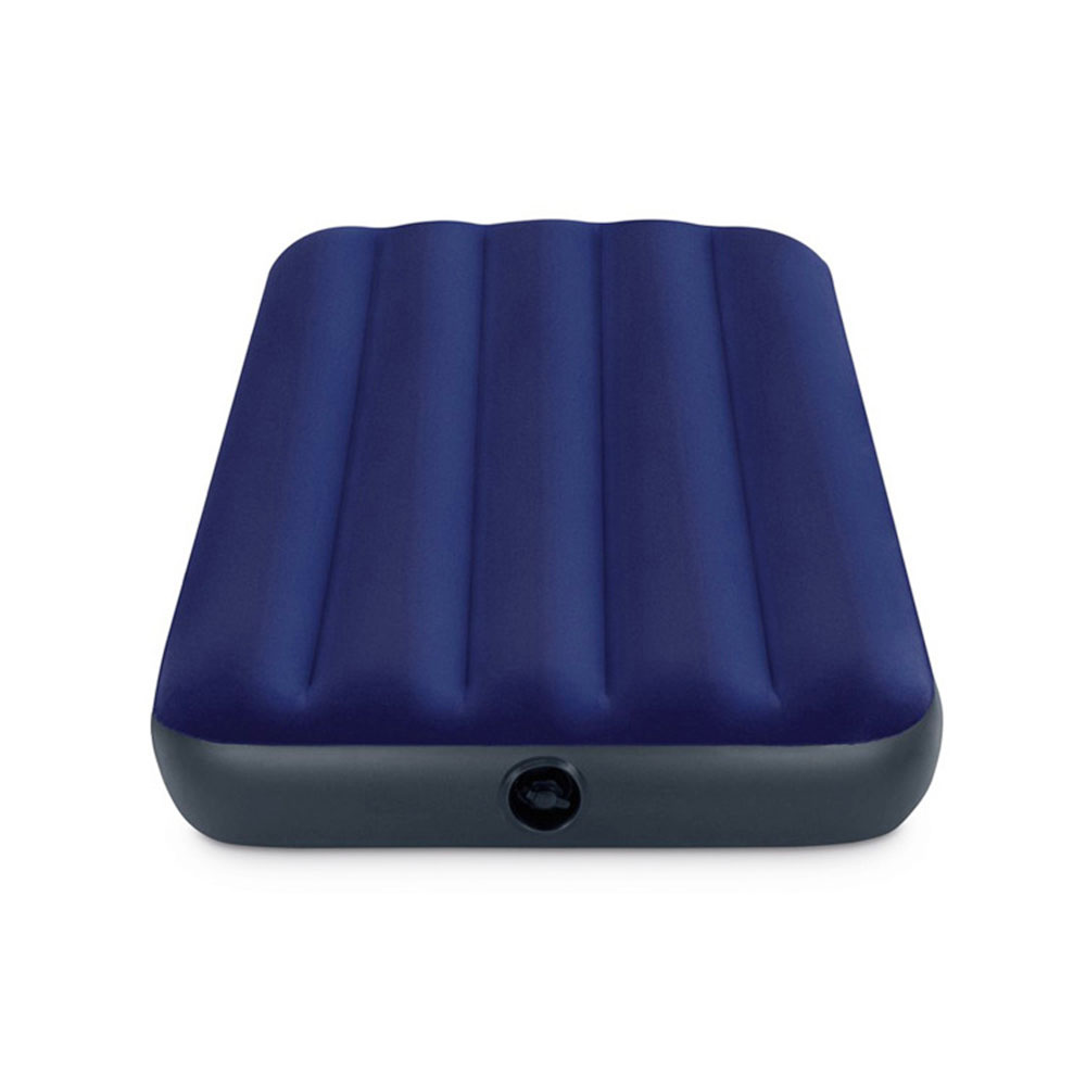 Oce 캠핑 공기 매트 간이 침대+발펌프세트(싱글) (네이비) 토퍼  잠자리 매트 수면 에어 침대