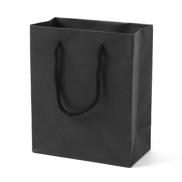 블랙레더 리본 선물상자 쇼핑백세트(15x15cm)