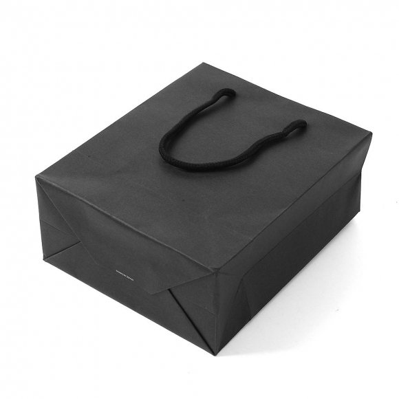 블랙레더 리본 선물상자 쇼핑백세트(15x15cm)