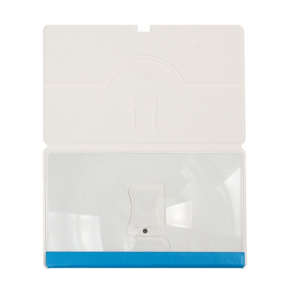 가죽커버 슬림 스마트폰 확대스크린(25x12.5cm) (블루)