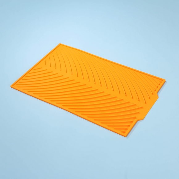 라인 실리콘 드라잉매트(38x24.5cm) (오렌지)