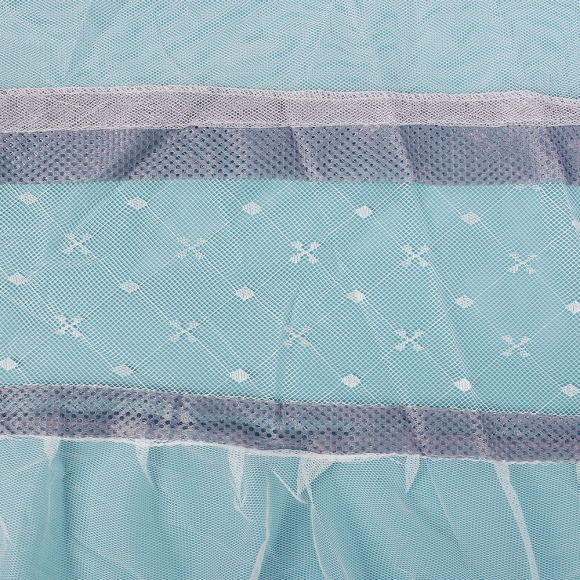 [리빙피스] 편안한잠 사각 침대 모기장(180x200cm) (그레이)