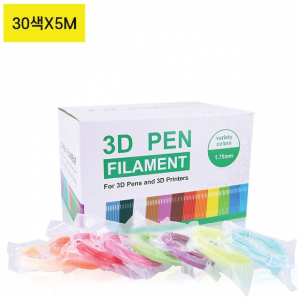 (해외직구)LB 3D펜 PCL 필라멘트(30색X5M)