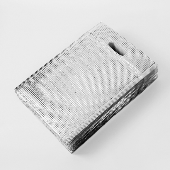 지퍼 손잡이 은박 보냉봉투 15p세트(30x40cm)