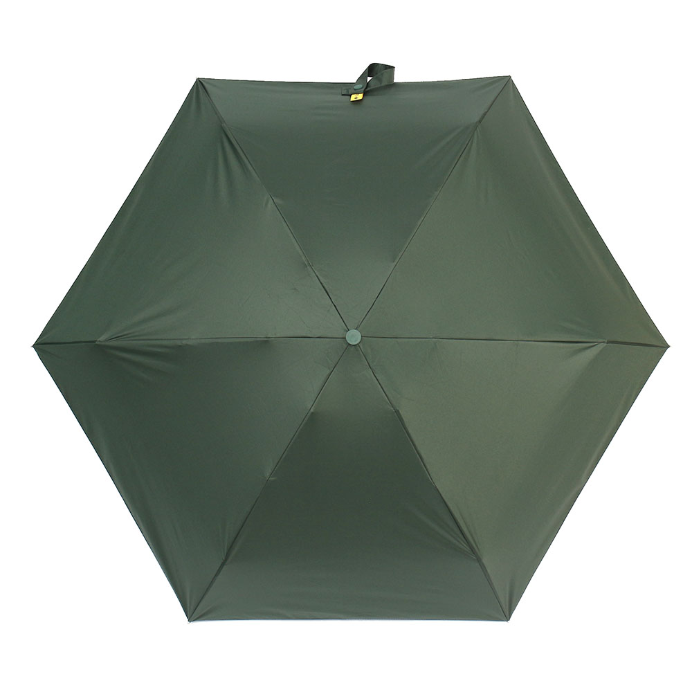 Oce 5단 캡 수동우산 겸 양산 그린 UV 자외선 차단 양산 튼튼한 우양산 접이식  가벼운 단우산