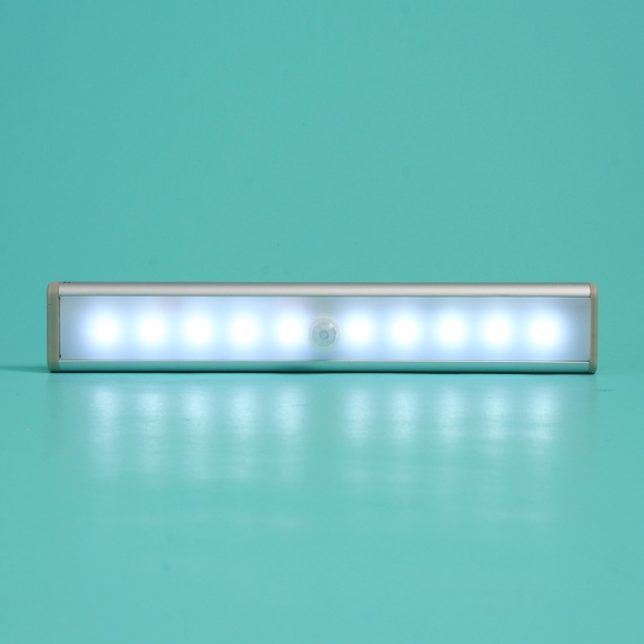 동작감지 모션 LED 무선 센서등(백색) (10구)