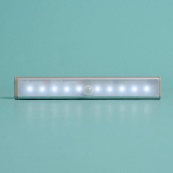 동작감지 와이드 LED 무선 센서등(백색) (10구)