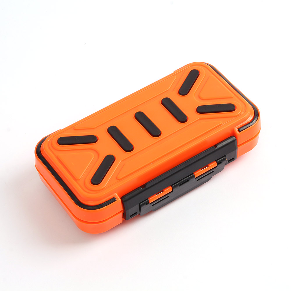 Oce 16칸 양면 낚시 태클 박스 채비 케이스 오렌지 용품수납 플라스틱 방수