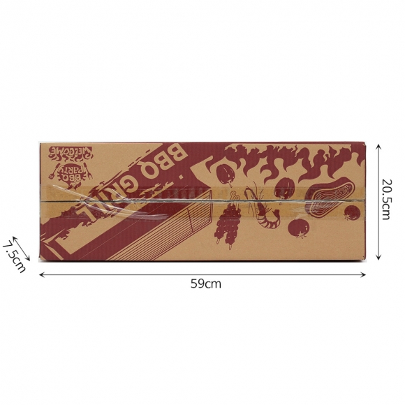 하드캠핑 숯불 접이식 화로대(58x20.5cm)