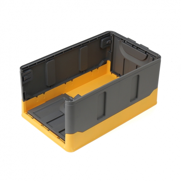 멀티수납 접이식 트렁크 정리함(35L) (그레이+옐로우)