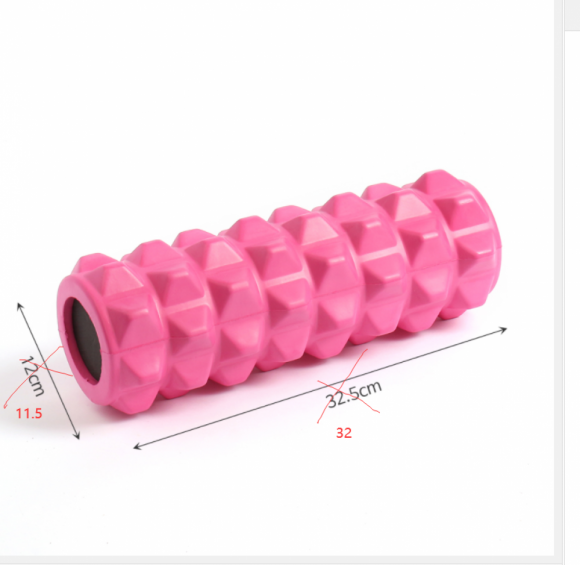 바디밸런스 지압 마사지 폼롤러(32cm) (핑크)