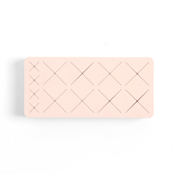 뷰티콕 실리콘 화장품 정리함(13.5x6.5cm) (핑크)