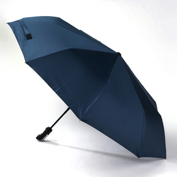 방풍 3단 완전자동 우산(10살대) (네이비)