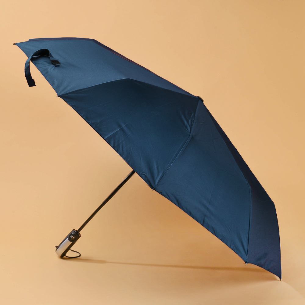 Oce 완전자동 3단 접이식 방풍 우산 10살대 네이비 살많은양산대용 SUNSHADE 썬쉐이드