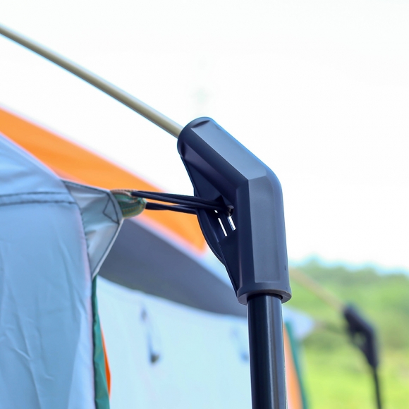 6인용 온가족캠핑 거실형 텐트(그린)