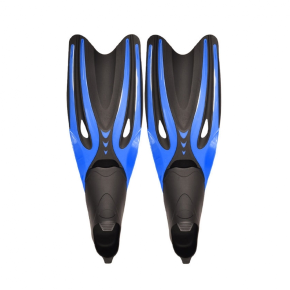 잠수용 롱핀 오리발(M) (240-250) (블루&블랙)