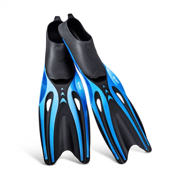 잠수용 롱핀 오리발(L) (255-265) (블루&블랙)