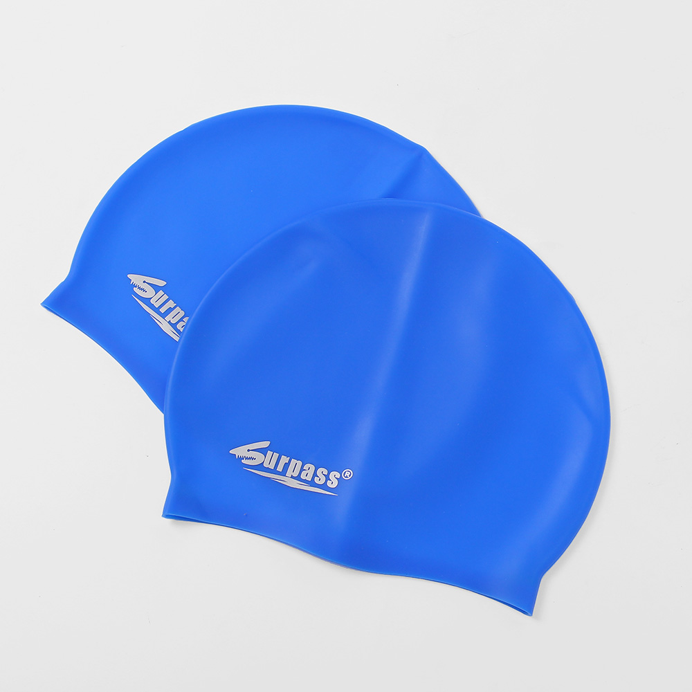 Oce 초보 선수 방수 수영 모자 스윔캡 블루 2p 수영 용품 실내 수영장 모자 머리 보호