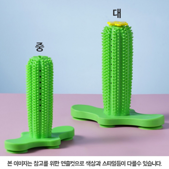 초록선인장 애견 치석제거 치카토이(14cm)