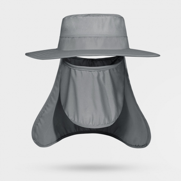 하이커 햇빛가리개 등산 모자(블루그레이)