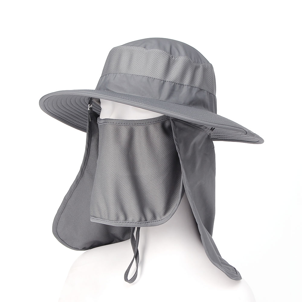 Oce 심플 햇빛차단 스포츠 골프모자 블루그레이 썸머햇 여름 귀달이 모자 여름 조깅 산책 모자