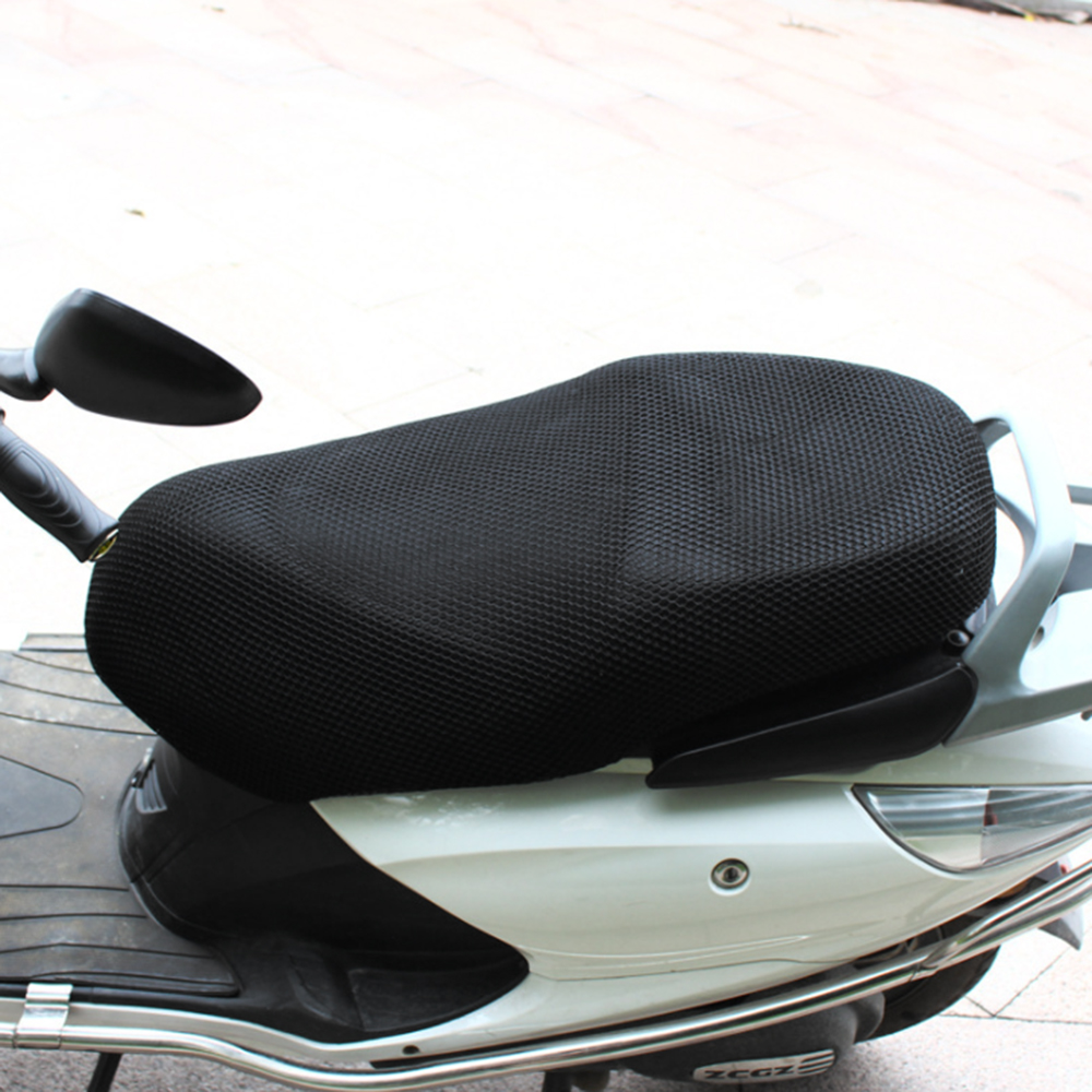 오토바이 스쿠터 시트 매쉬 커버 L 의자덮개 검은모자 블랙바이크카바
