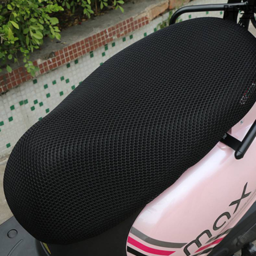 Oce 오토바이 스쿠터 시트 큰 매쉬 커버 (XL) (블랙) 리폼 자리 패드 메쉬 커버