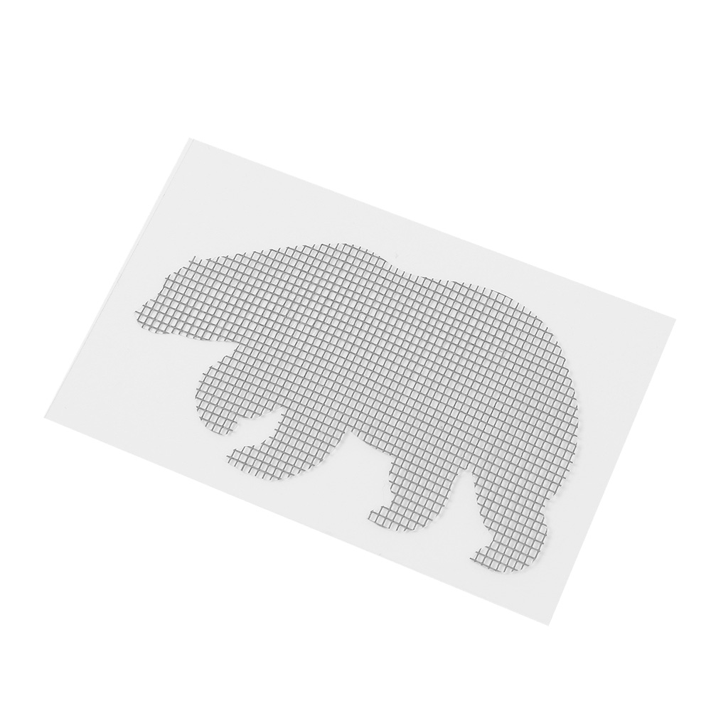 Oce 모기장 수선 방충망 스티커 곰 모양 테이프 찢어진 네트 그물 테이프 해충망 보수 스티커