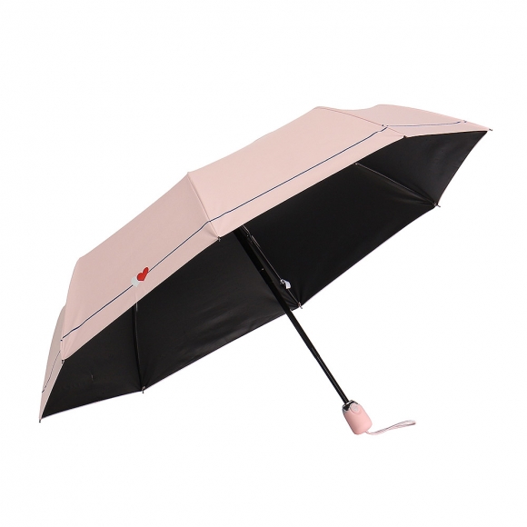 하트시그널 UV차단 완전자동 양산겸 우산(핑크)