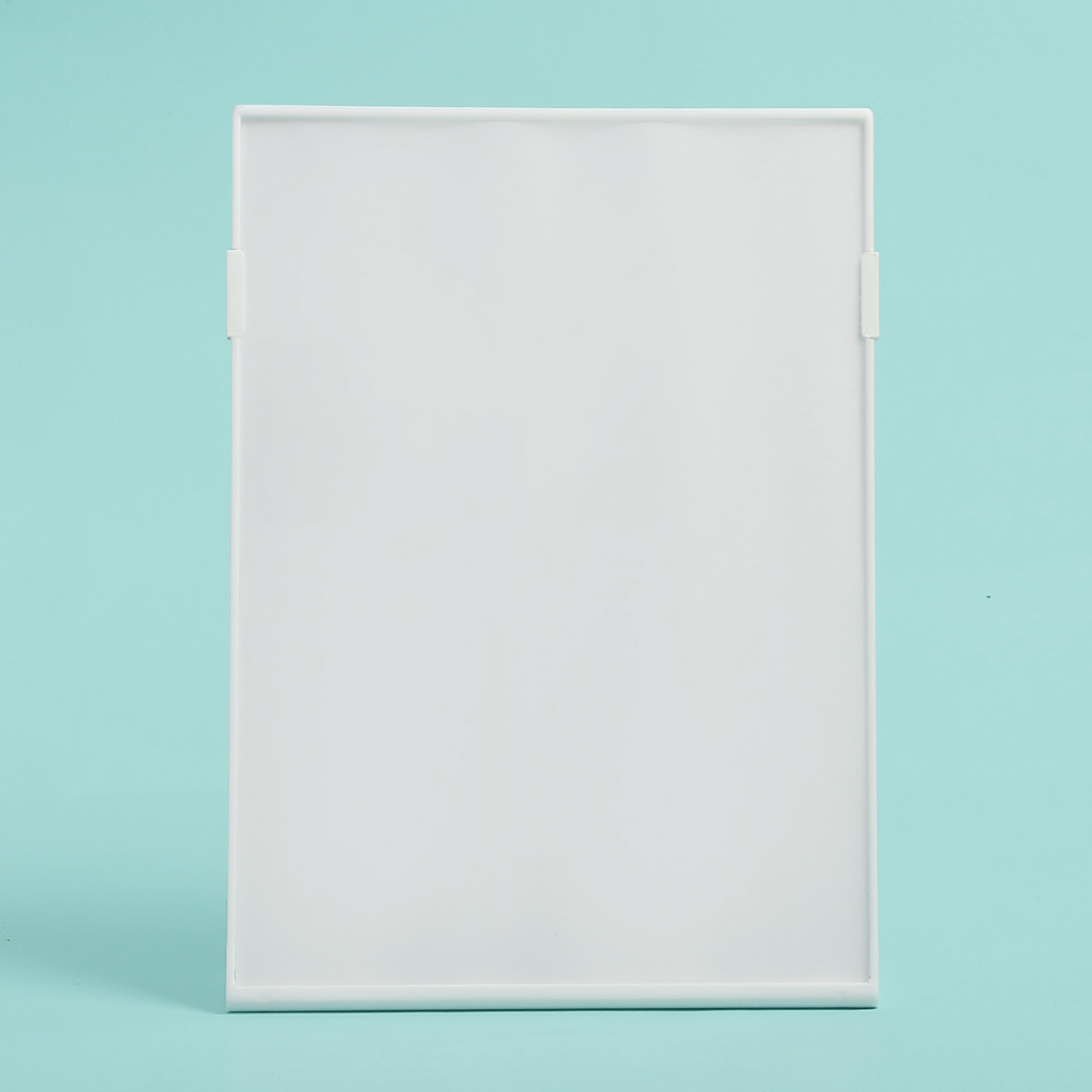 Oce 포스터 스탠드 테이블 메뉴판 꽂이 세로 화이트 A4 데스크 안내판 게시판 테이블 텐트 인포 프레임