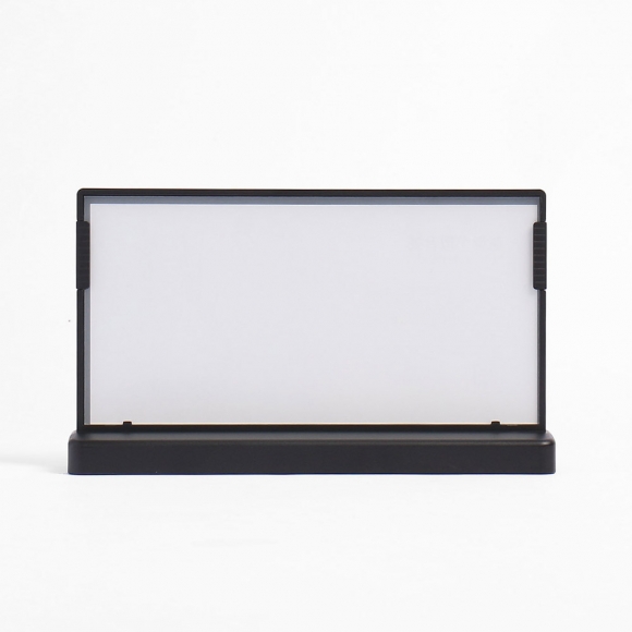 T자 가로형 아크릴 쇼케이스(20x10cm) (블랙)