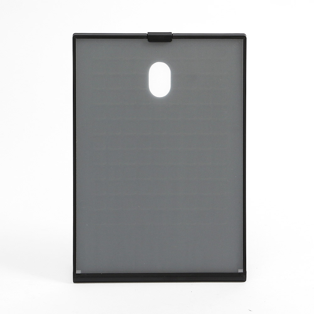 Oce 포스터 스탠드 테이블 메뉴판 꽂이 세로 블랙 A5 데스크 안내판 게시판 진열대 명판 POP 포켓 패드