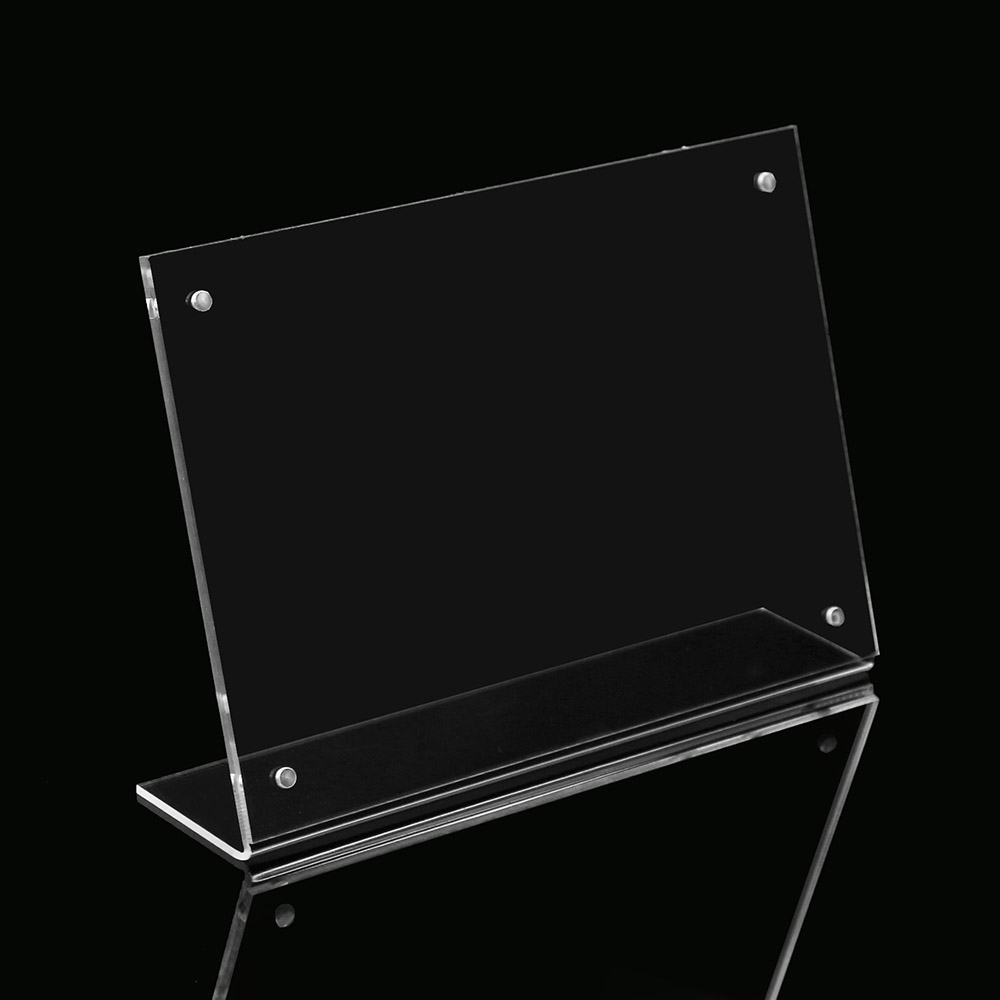 Oce 포스터 스탠드 테이블 메뉴판 자석 꽂이 A4 가로 아크릴메뉴판거치대 탁상쇼케이스 진열대명판