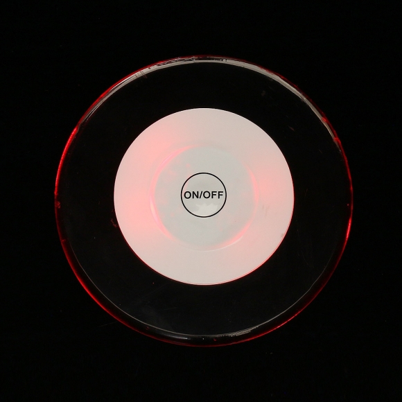 홈파티 원형 LED 컵받침(10x10cm) (컬러)