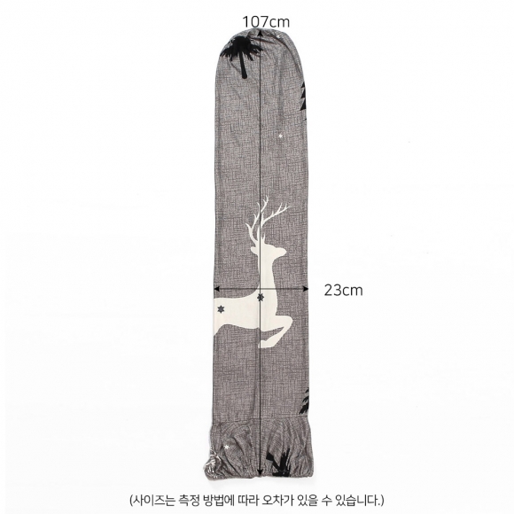 스탠드 타워형 선풍기 커버(23x107cm) (사슴)